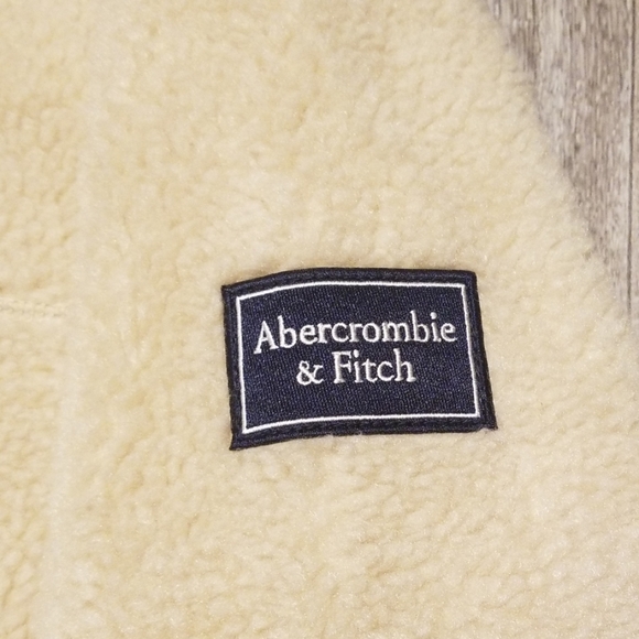 Abercrombie & fitch sherpa full zip hooded jacket - Picture 4 of 7
